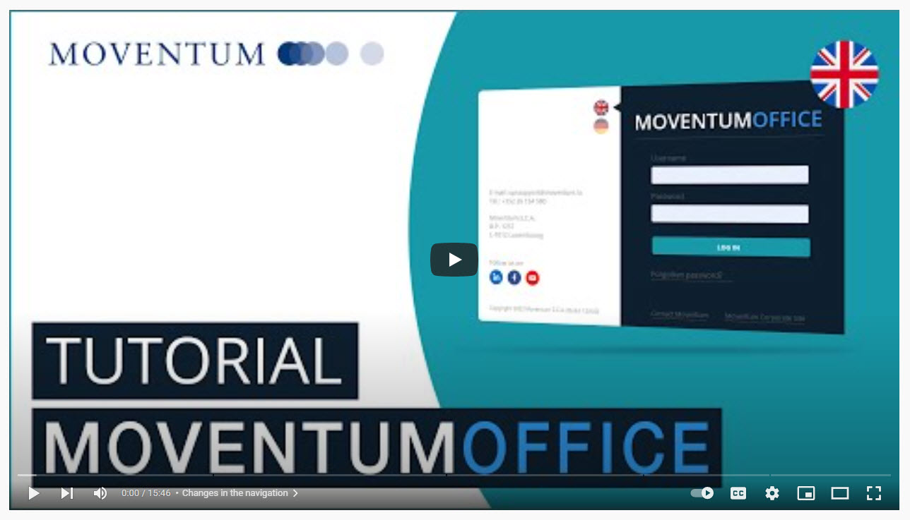 MoventumOffice 2.0 - Tutorial